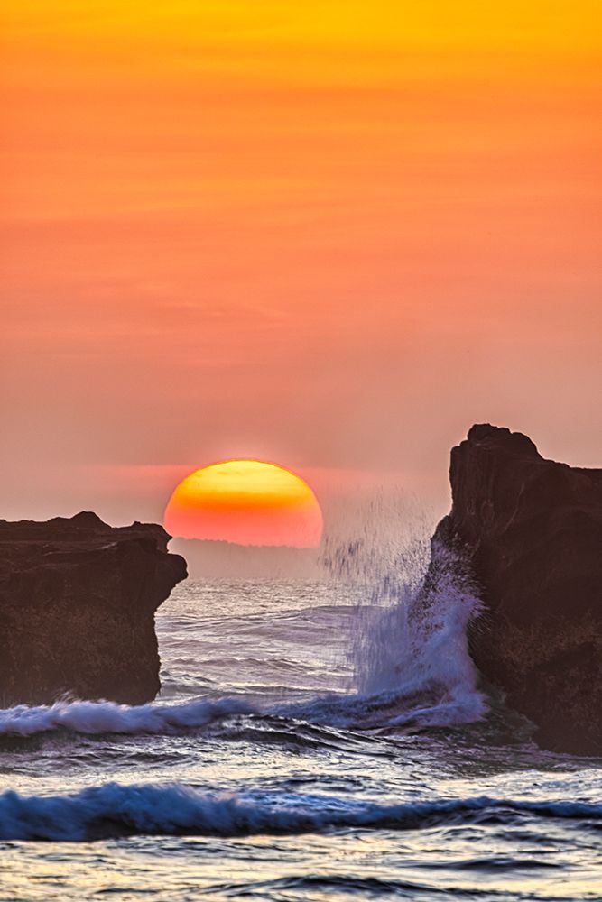 Sunset in Bali, Indonesia, a tropical paradise. art print by Greg Johnston for $57.95 CAD