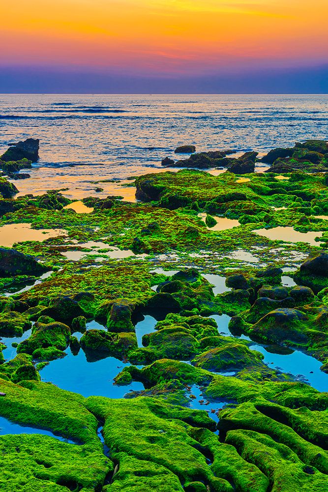 Sunset in Bali, Indonesia, a tropical paradise. art print by Greg Johnston for $57.95 CAD