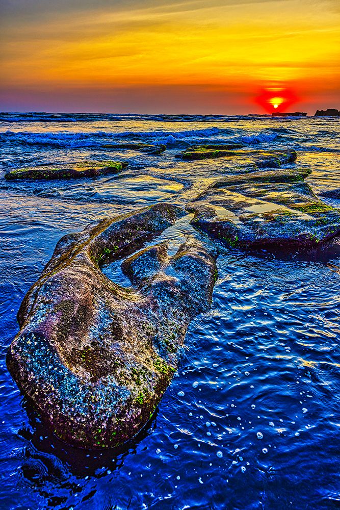 Sunset in Bali, Indonesia, a tropical paradise. art print by Greg Johnston for $57.95 CAD