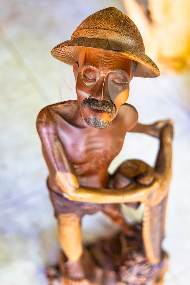 Mas Village, located in Ubud, Bali, is renowned for its intricate wood carvings and craftsmanship. art print by Greg Johnston for $57.95 CAD