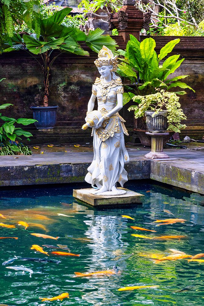 Tirta Empul Temple is a Hindu Balinese water temple located near Ubud in Bali, Indonesia. art print by Greg Johnston for $57.95 CAD