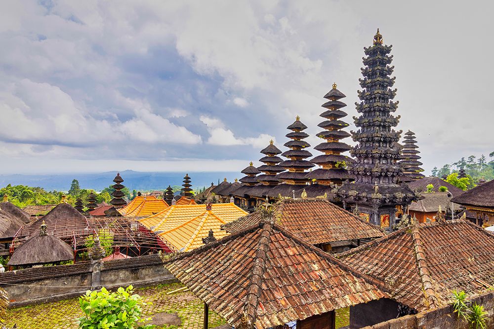 Besakih Temple is considered the Mother Temple of Bali. art print by Greg Johnston for $57.95 CAD