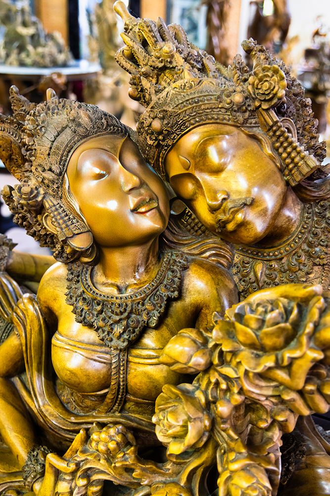 Mas Village, located in Ubud, Bali, is renowned for its intricate wood carvings and craftsmanship. art print by Greg Johnston for $57.95 CAD