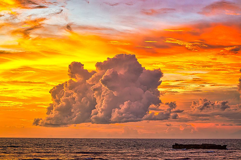 Balis sunsets are considered postcard-perfect, with their stunning colors and breathtaking scenery art print by Greg Johnston for $57.95 CAD