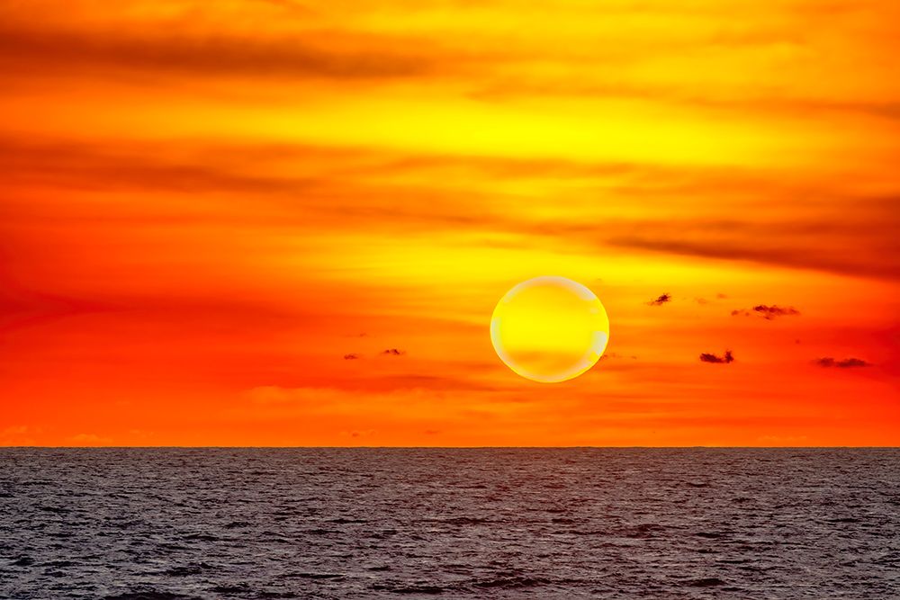 Balis sunsets are considered postcard-perfect, with their stunning colors and breathtaking scenery art print by Greg Johnston for $57.95 CAD