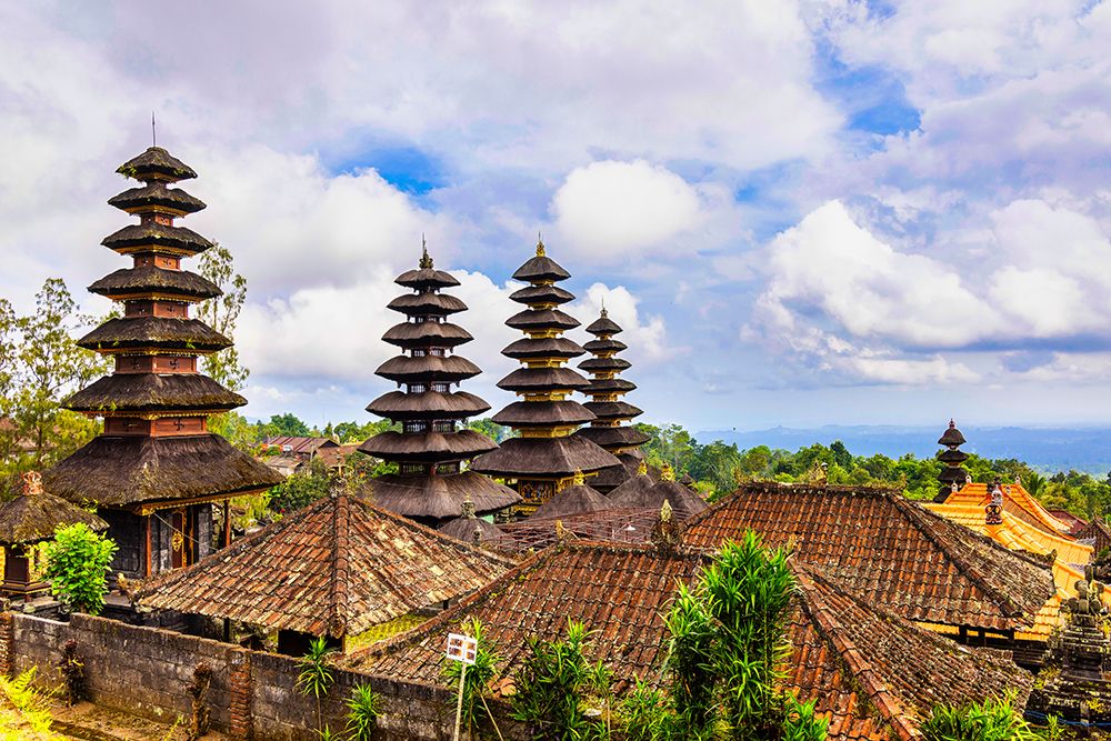 Besakih Temple is considered the Mother Temple of Bali. art print by Greg Johnston for $57.95 CAD