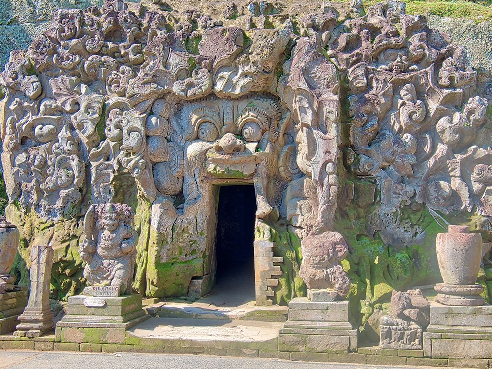 Indonesia-Bali-Ubud-Historic Balinese temples of Goa Gajah or Elephant Cave art print by Terry Eggers for $57.95 CAD