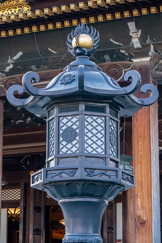 Metal lantern, Higashi Hongan, Kyoto, Japan art print by Jim Engelbrecht for $57.95 CAD