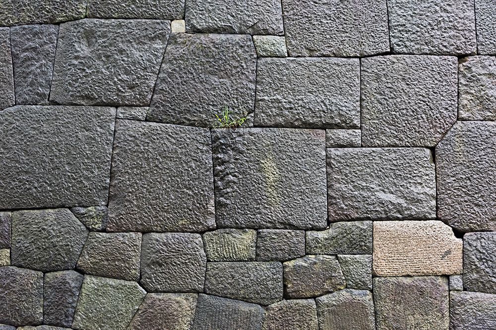 Stone wall of the Royal Palace-Tokyo-Japan art print by Keren Su for $57.95 CAD