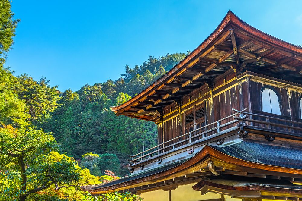 Kannon-den, Ginkaku-ji Temple, Kyoto, Japan. Built in 1460 by Ashikaga Yoshimasa. art print by William Perry for $57.95 CAD