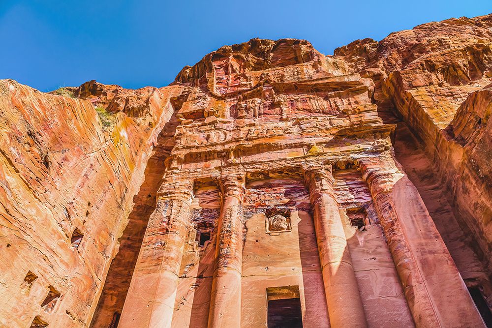 Royal Tombs-Petra-Jordan. Built by Nabataeans in 200 BC to 400 AD. art print by William Perry for $57.95 CAD