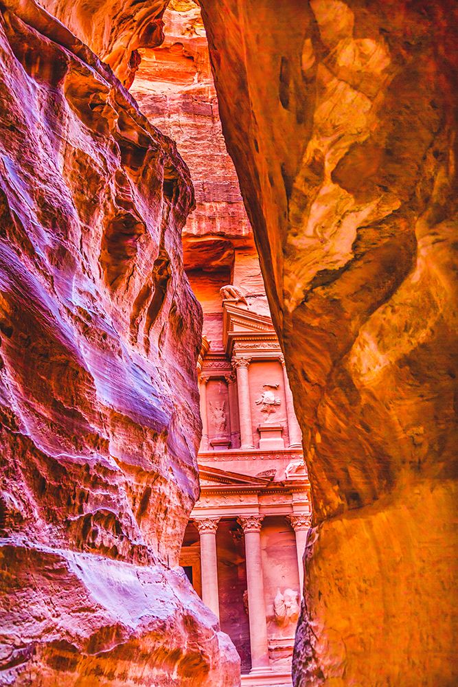 Petra-Jordan. Built by Nabataeans in 100 BC. art print by William Perry for $57.95 CAD