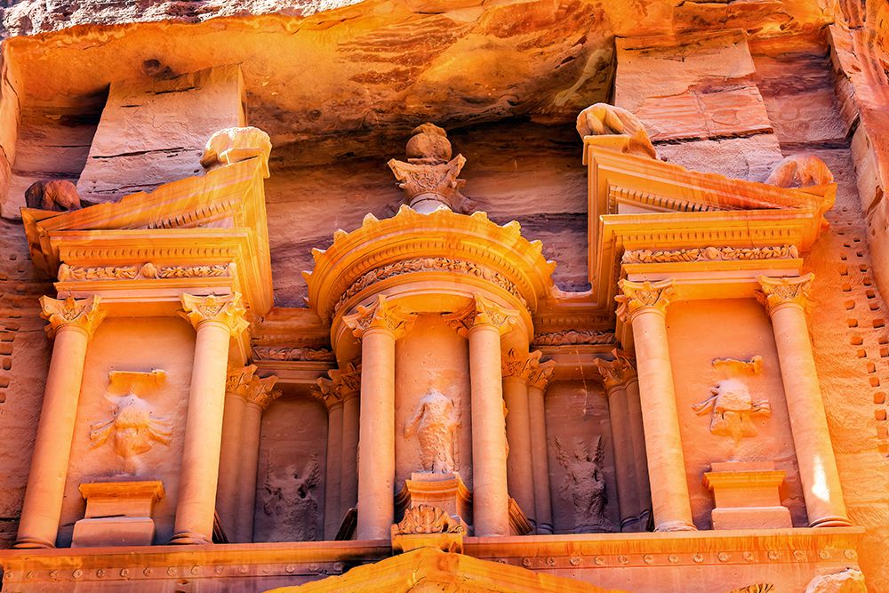 Treasury-Petra-Jordan. Treasury built by Nabataeans in 100 BC. art print by William Perry for $57.95 CAD