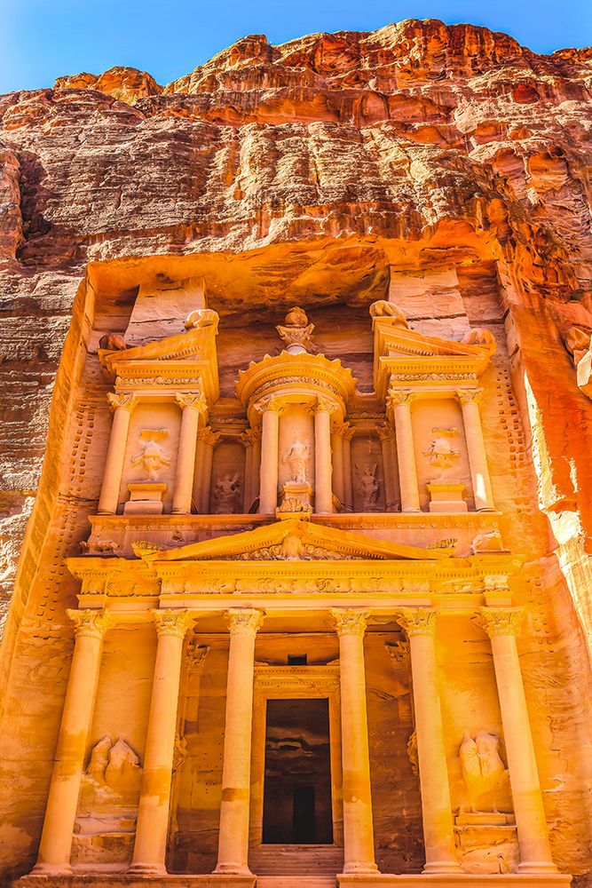 Treasury-Petra-Jordan. Treasury built by Nabataeans in 100 BC. art print by William Perry for $57.95 CAD