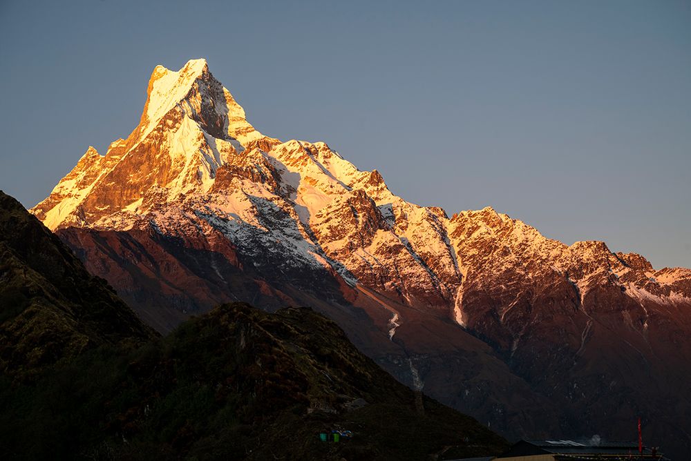 Nepal Machapuchare Mountain in the Himalayas Region art print by Janell Davidson for $57.95 CAD