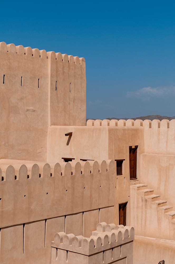 Details of the architecture within Nizwa fort Nizwa-Oman art print by Sergio Pitamitz for $57.95 CAD