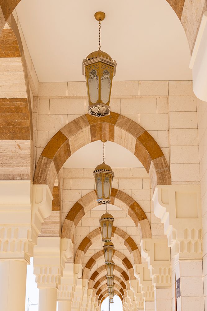 Saudi Arabia, Madinah Province, Medina. Archway at Fash Mosque below Mount Uhud. art print by Emily M. Wilson for $57.95 CAD