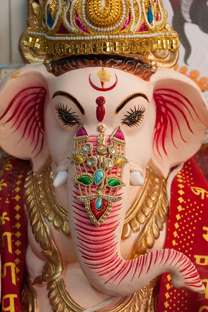Thailand-Chonburi Province-Khao Sam Muk Shrine Statue of the elephant god-Ganesha art print by Tom Haseltine for $57.95 CAD