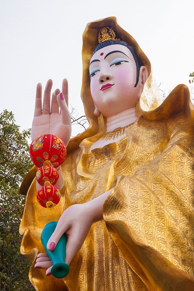 Thailand-Chonburi Province-Khao Sam Muk Shrine Statue of Sam Muk-a local spirit or deity art print by Tom Haseltine for $57.95 CAD