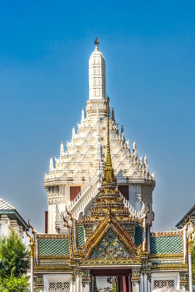 Exit gate Grand Palace, Bangkok, Thailand. Palace was home of King of Thailand from 1782 to 1925. art print by William Perry for $57.95 CAD