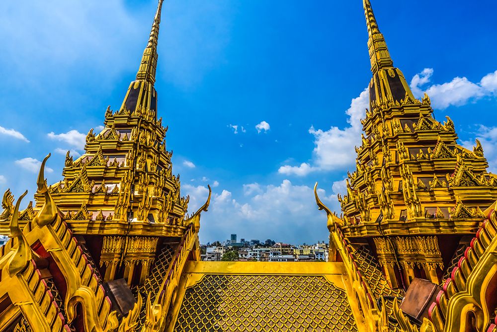 Ornate Loha Prasat, Wat Ratchanatdaram, Worawihan, Bangkok, Thailand. art print by William Perry for $57.95 CAD