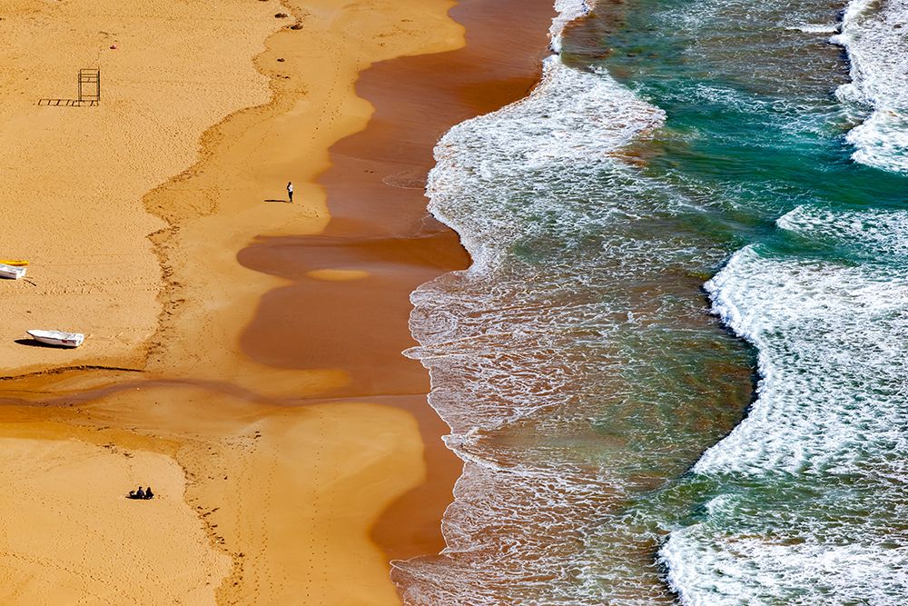 Beach aerial in Alanya-Turkey art print by Ali Kabas for $57.95 CAD