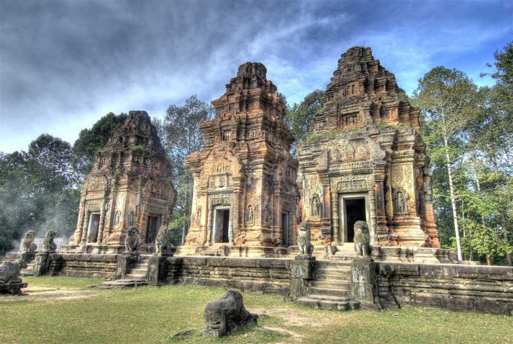 Cambodia, Angkor Wat Preah Ko Temple ruins art print by Jones Shimlock for $57.95 CAD