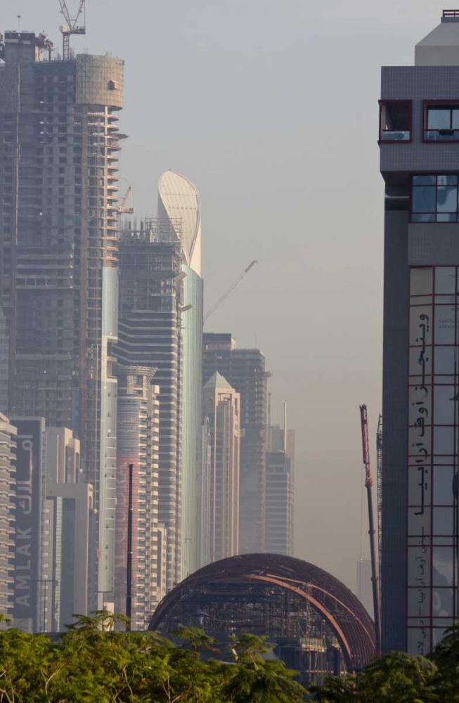 UAE, Dubai Metro station under construction art print by Bill Young for $57.95 CAD