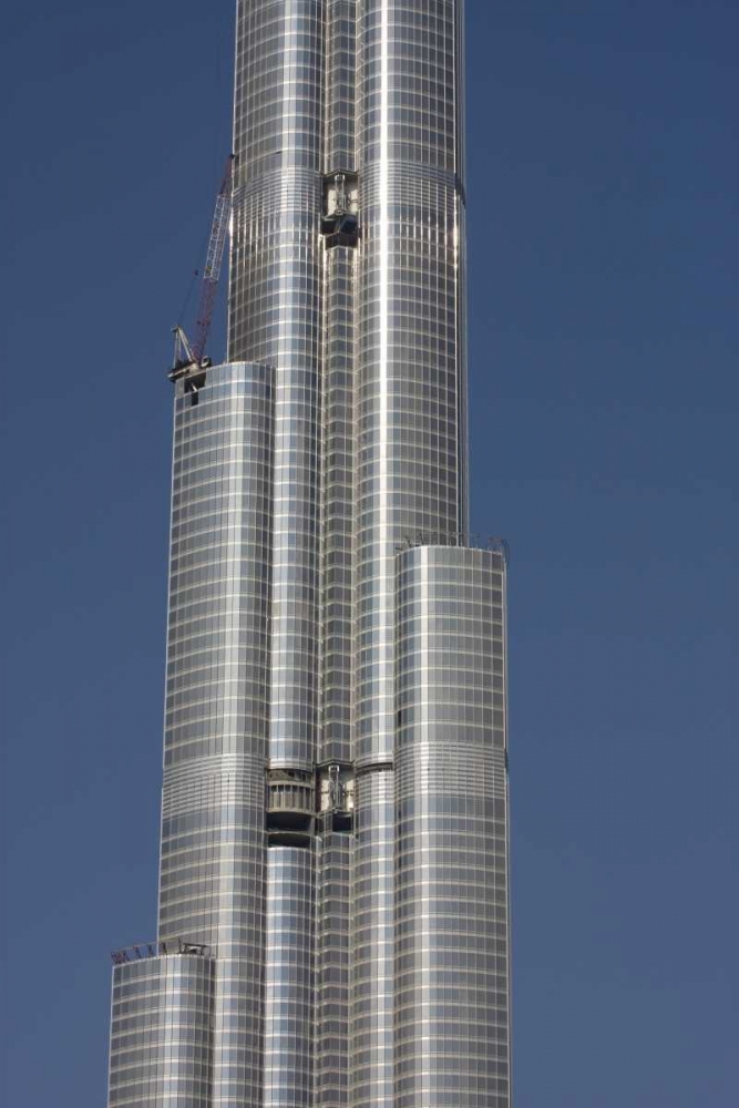 UAE, Dubai Tall skyscraper under construction art print by Bill Young for $57.95 CAD