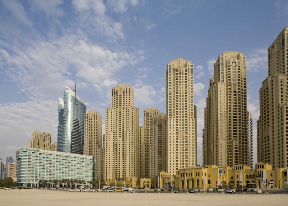 UAE, Dubai, Marina Jumeirah Beach Residence art print by Bill Young for $57.95 CAD