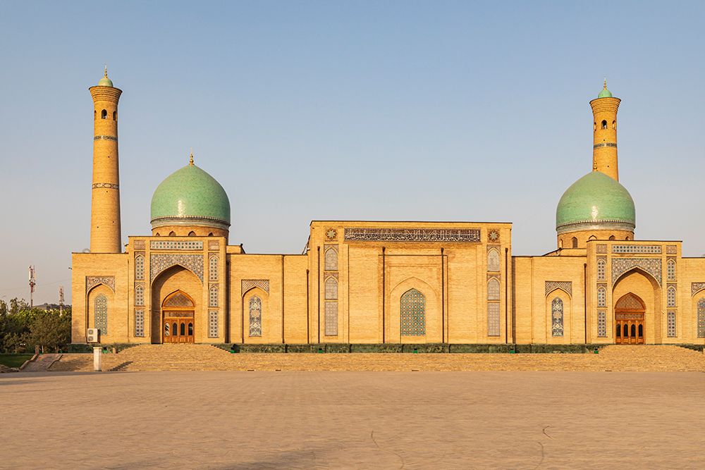 Tashkent, Uzbekistan, Central Asia. Khazrati Imam Mosque in the Hazrati Imam Complex in Tashkent. art print by Emily M. Wilson for $57.95 CAD