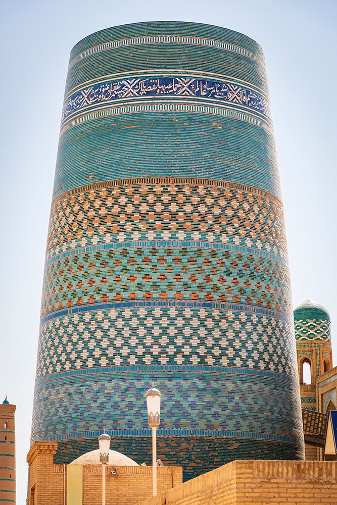 Khiva, Xorazm Region, Uzbekistan, Central Asia. The Kalta Minor Minaret. art print by Emily M. Wilson for $57.95 CAD
