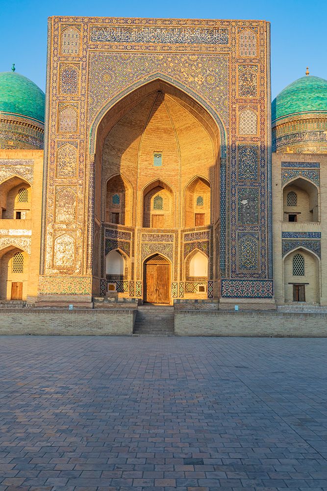 Bukhara, Uzbekistan, Central Asia. The Mir-i-Arab Madrasa in Bukhara. art print by Emily M. Wilson for $57.95 CAD