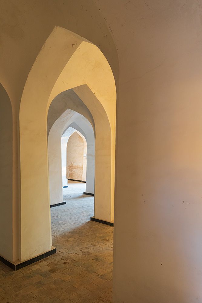 Bukhara, Uzbekistan, Central Asia interior doorways in the Kalan Mosque in Bukhara. art print by Emily M. Wilson for $57.95 CAD