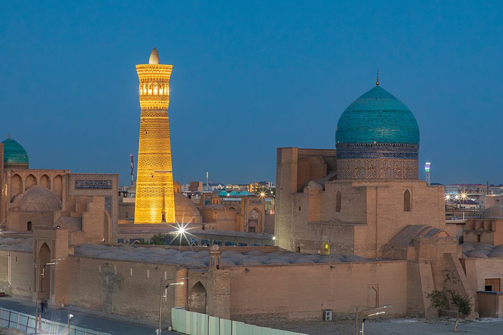 Bukhara, Uzbekistan, Central Asia. Dome and minaret of the Kalan Mosque in Bukhara. art print by Emily M. Wilson for $57.95 CAD