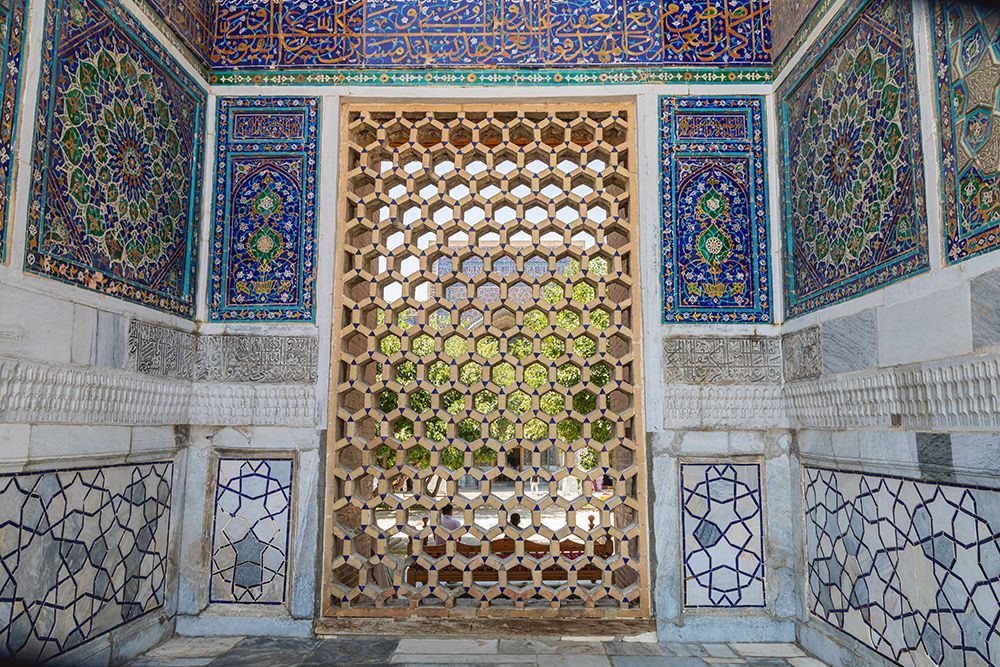 Samarkand, Uzbekistan, Central Asia interior view at the Registan. art print by Emily M. Wilson for $57.95 CAD