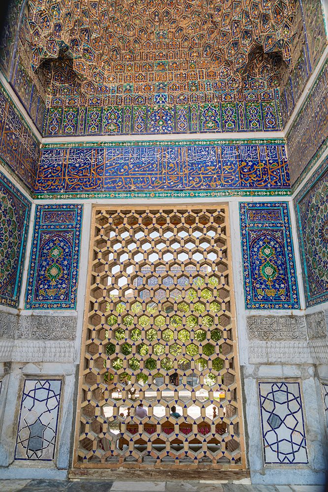 Samarkand, Uzbekistan, Central Asia interior view at the Registan. art print by Emily M. Wilson for $57.95 CAD