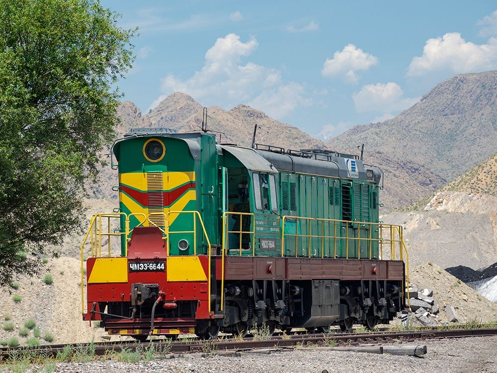 Railway for transporting coal Town Tasch Kumyr art print by Martin Zwick for $57.95 CAD