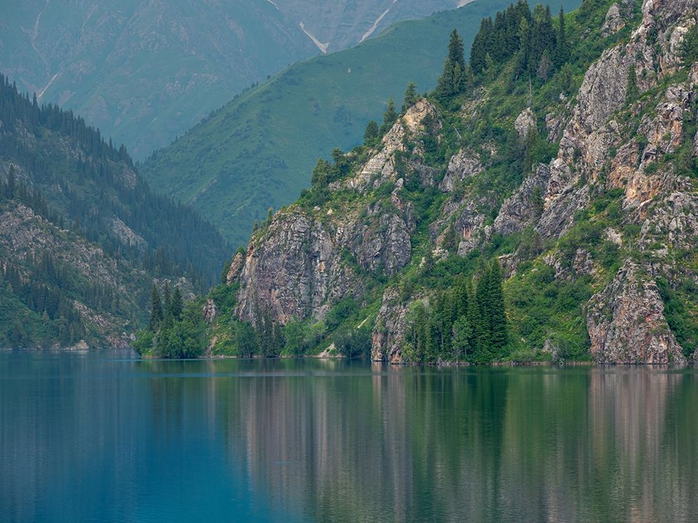 Lake Sary-Chelek in the nature reserve Sary-Chelek art print by Martin Zwick for $57.95 CAD