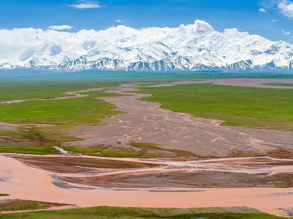 Alay Valley and the Trans-Alay Range in the Pamir Mountains art print by Martin Zwick for $57.95 CAD