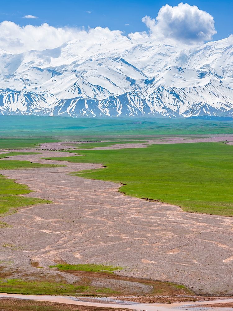 Alay Valley and the Trans-Alay Range in the Pamir Mountains art print by Martin Zwick for $57.95 CAD