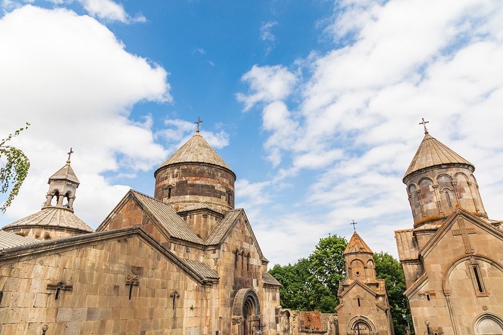 Armenia-Tsakhkadzor Kecharis Monastery An 11th century medieval monastic complex art print by Emily Wilson for $57.95 CAD