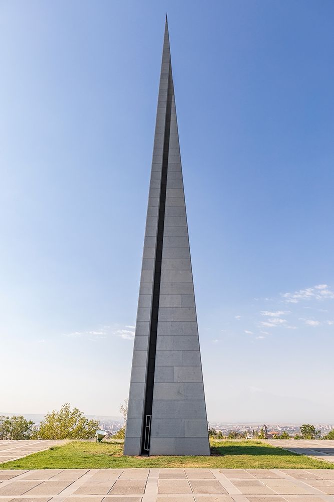 Yerevan-Armenia The Memorial Column at the Tsitsernakaberd Armenian Genocide Memorial Complex art print by Emily Wilson for $57.95 CAD