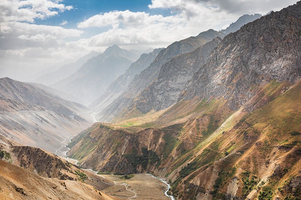 Pandzhkhok-Sughd-Tajikistan Canyon in the mountains of Tajikistan art print by Emily Wilson for $57.95 CAD