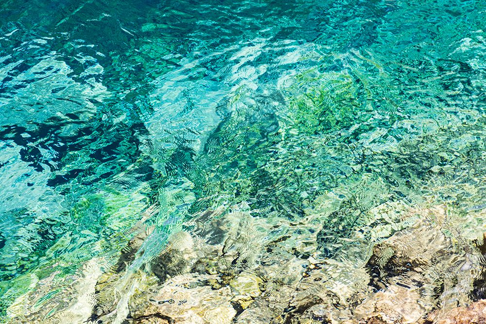Haft Kul-Sughd Province-Tajikistan Abstract patterns in water of Nezhegon-Haft Kul-the Seven Lakes art print by Emily Wilson for $57.95 CAD