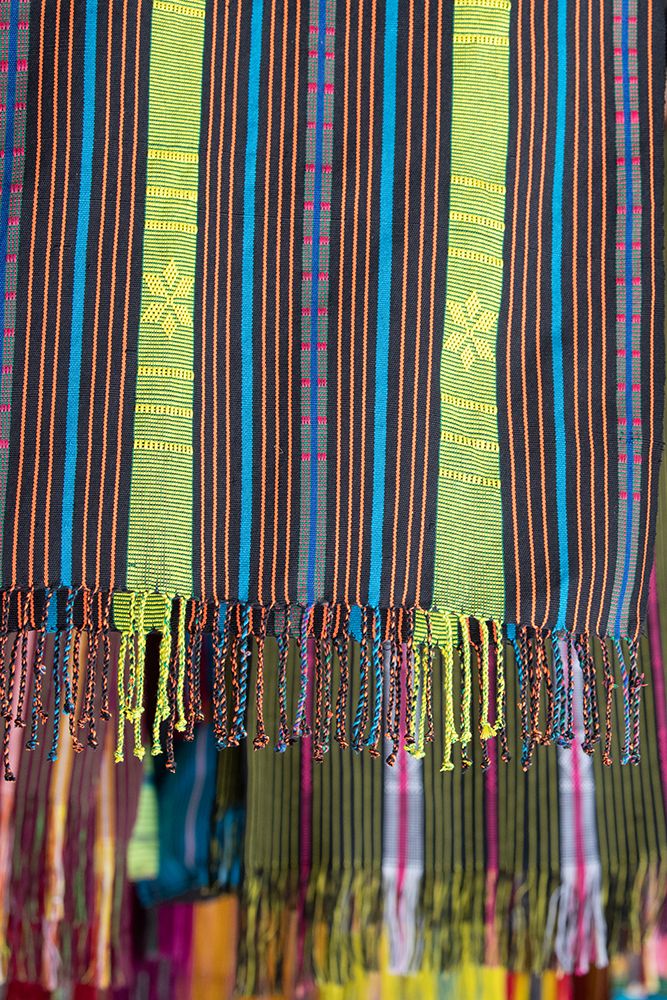 East Timor,capital city of Dili. Fabric Market-aka Tais Market. Traditional Timorese textiles. art print by Cindy Miller Hopkins for $57.95 CAD