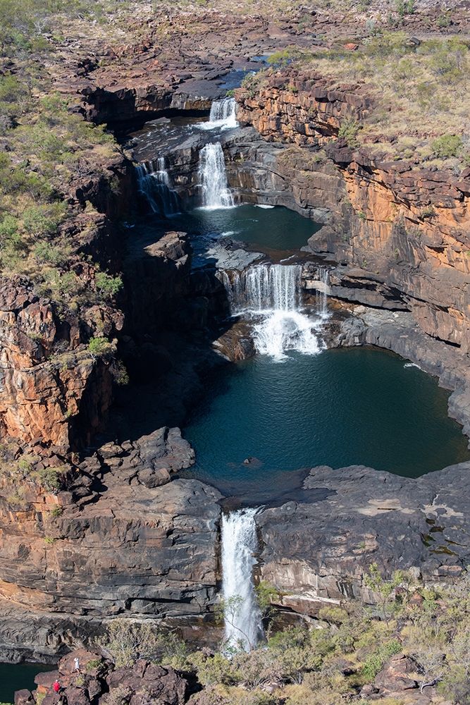 Australia-Kimberley-Hunter River Region Mitchell River National Park-aerial view of Mitchell Falls art print by Cindy Miller Hopkins for $57.95 CAD
