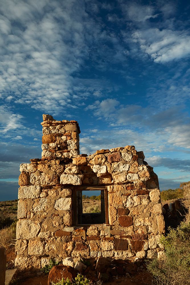 Blanchewater Ruins, Strzelecki Track, Australia. art print by David Wall for $57.95 CAD