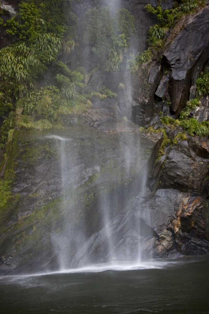 New Zealand, South Isl, Fiordland NP Waterfall art print by Don Grall for $57.95 CAD