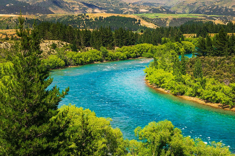 The Clutha River-Central Otago-South Island-New Zealand art print by Russ Bishop for $57.95 CAD